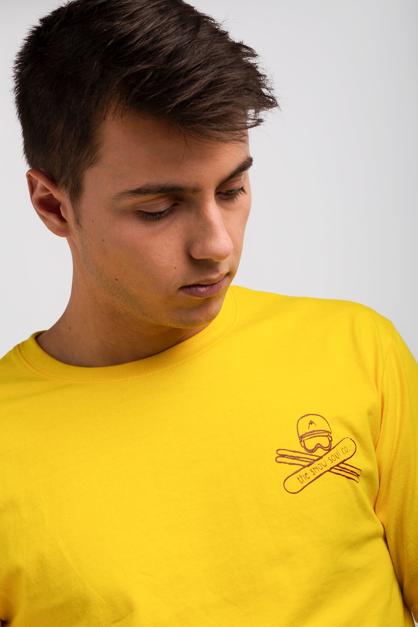 CAMISETA MOUNTAIN LOVERS YELLOW