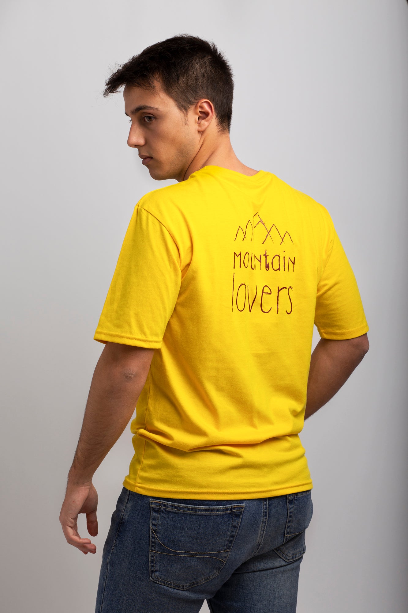 CAMISETA MOUNTAIN LOVERS YELLOW