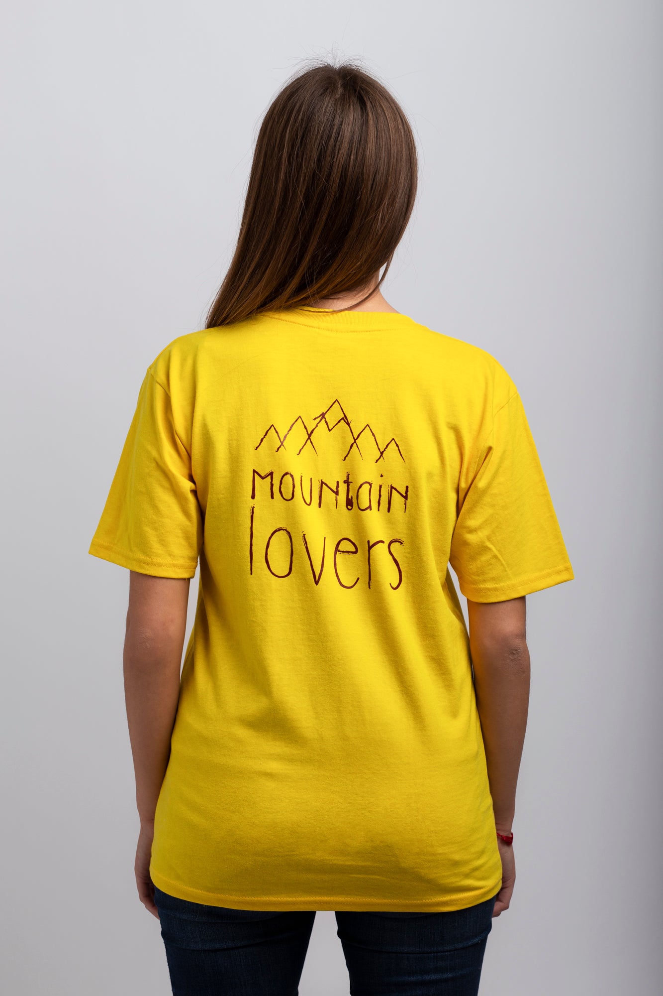 CAMISETA MOUNTAIN LOVERS YELLOW