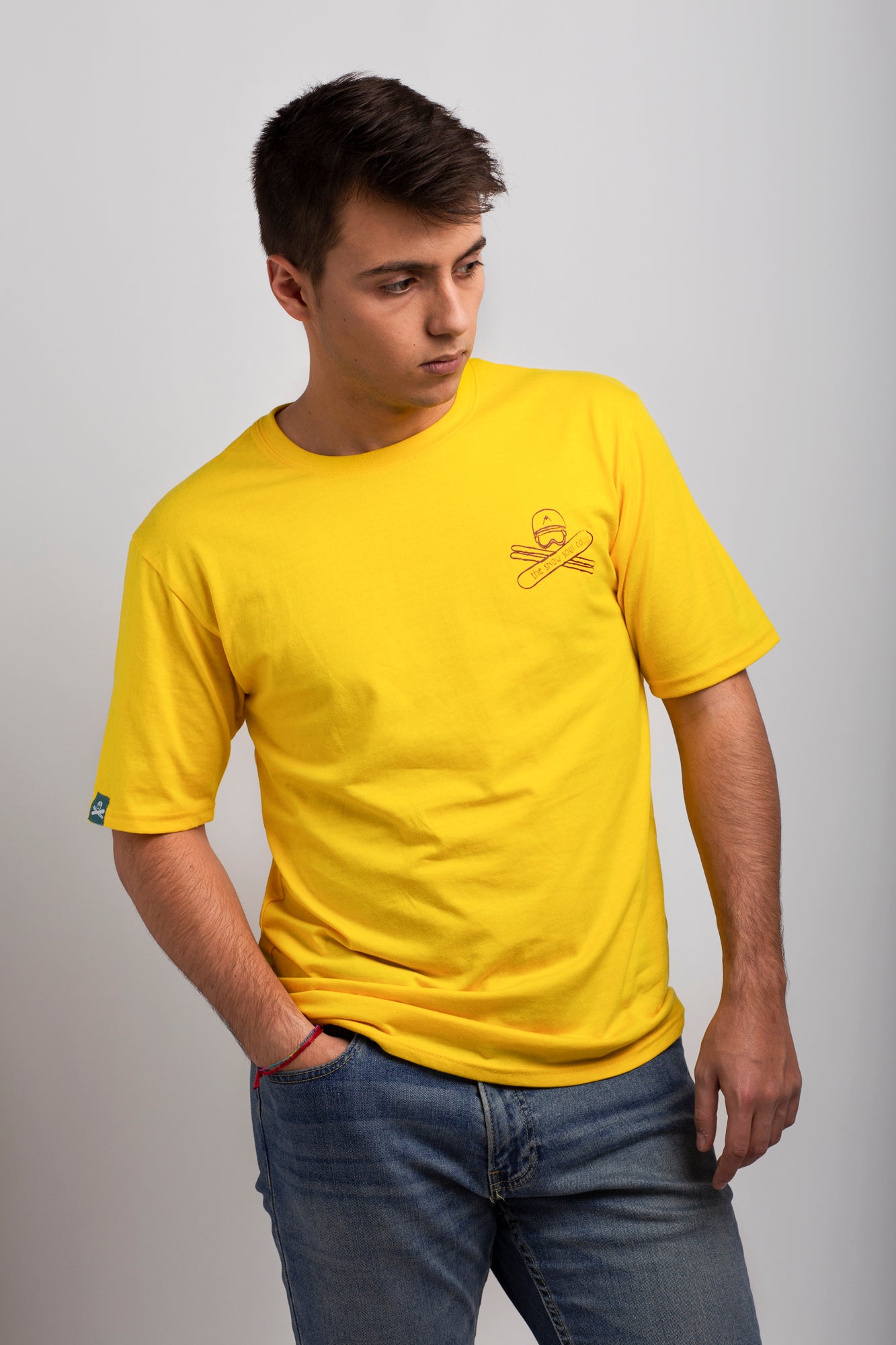 CAMISETA MOUNTAIN LOVERS YELLOW